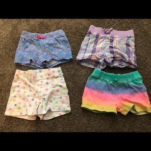 Girls 18 Month shorts- 4 pack
